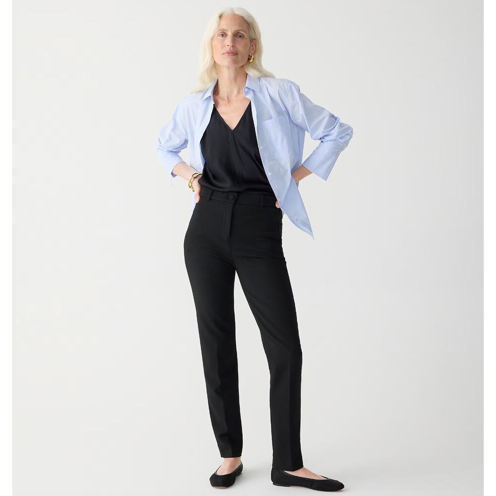 J. Crew Black Straight Leg Pants